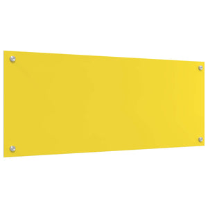 Rivestimento da Cucina Giallo 100 x 40 x 0,6 cm vetro temperato 42001259