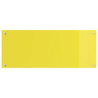 Rivestimento da Cucina Giallo 100 x 40 x 0,6 cm vetro temperato 42001259