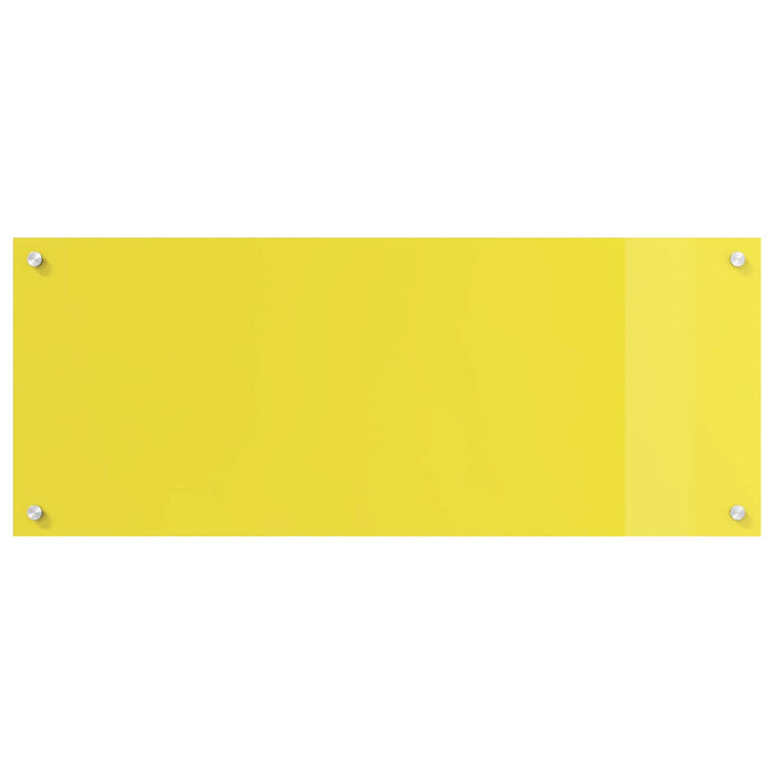 Rivestimento da Cucina Giallo 100 x 40 x 0,6 cm vetro temperato 42001259