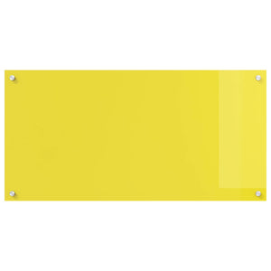 Rivestimento da Cucina Giallo 100 x 50 x 0,6 cm vetro temperato 42001260
