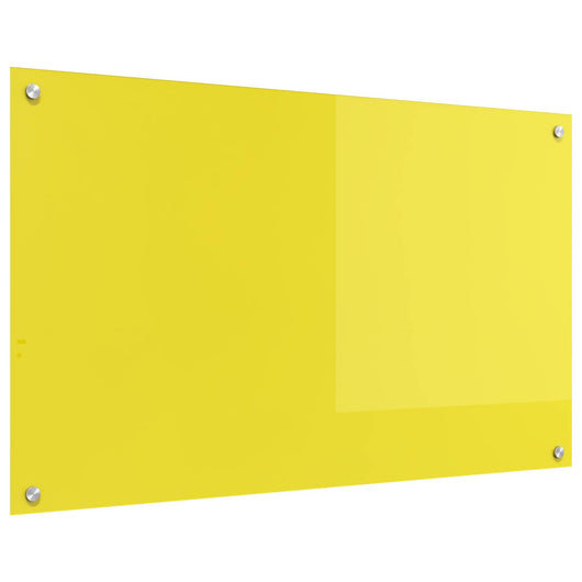 Rivestimento da Cucina-Paraschizzi per Cucina Giallo 100 x 60 x 0,6 cm vetro temperato