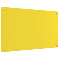 Rivestimento da Cucina Giallo 100 x 60 x 0,6 cm vetro temperato 42001261