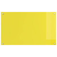 Rivestimento da Cucina-Paraschizzi per Cucina Giallo 100 x 60 x 0,6 cm vetro temperato