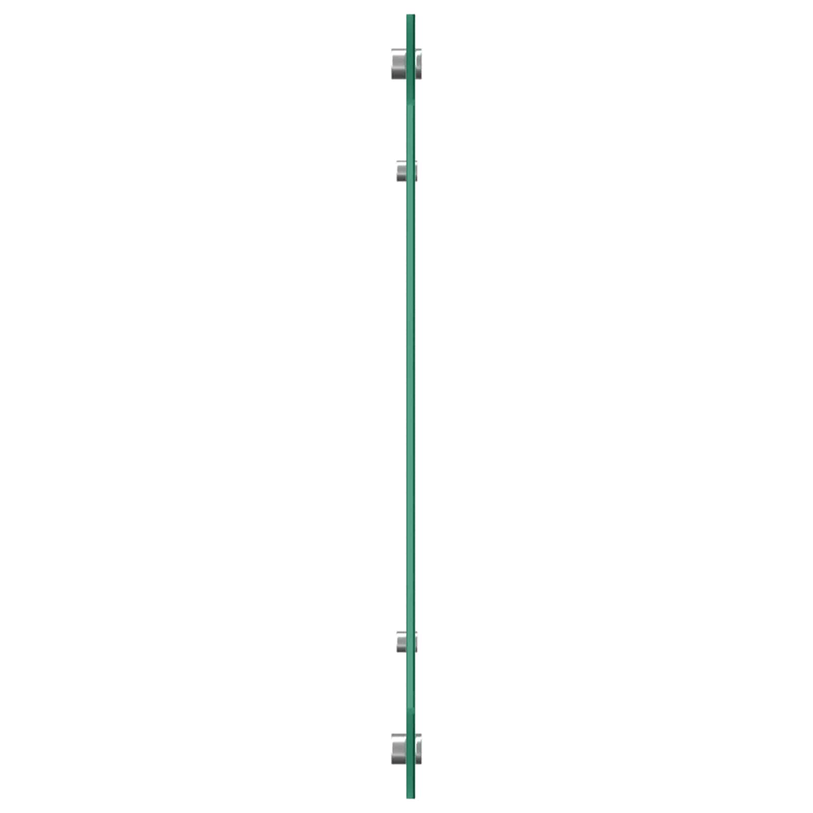 Rivestimento da Cucina-Paraschizzi per Cucina Nero 110 x 50 x 0,6 cm vetro temperato