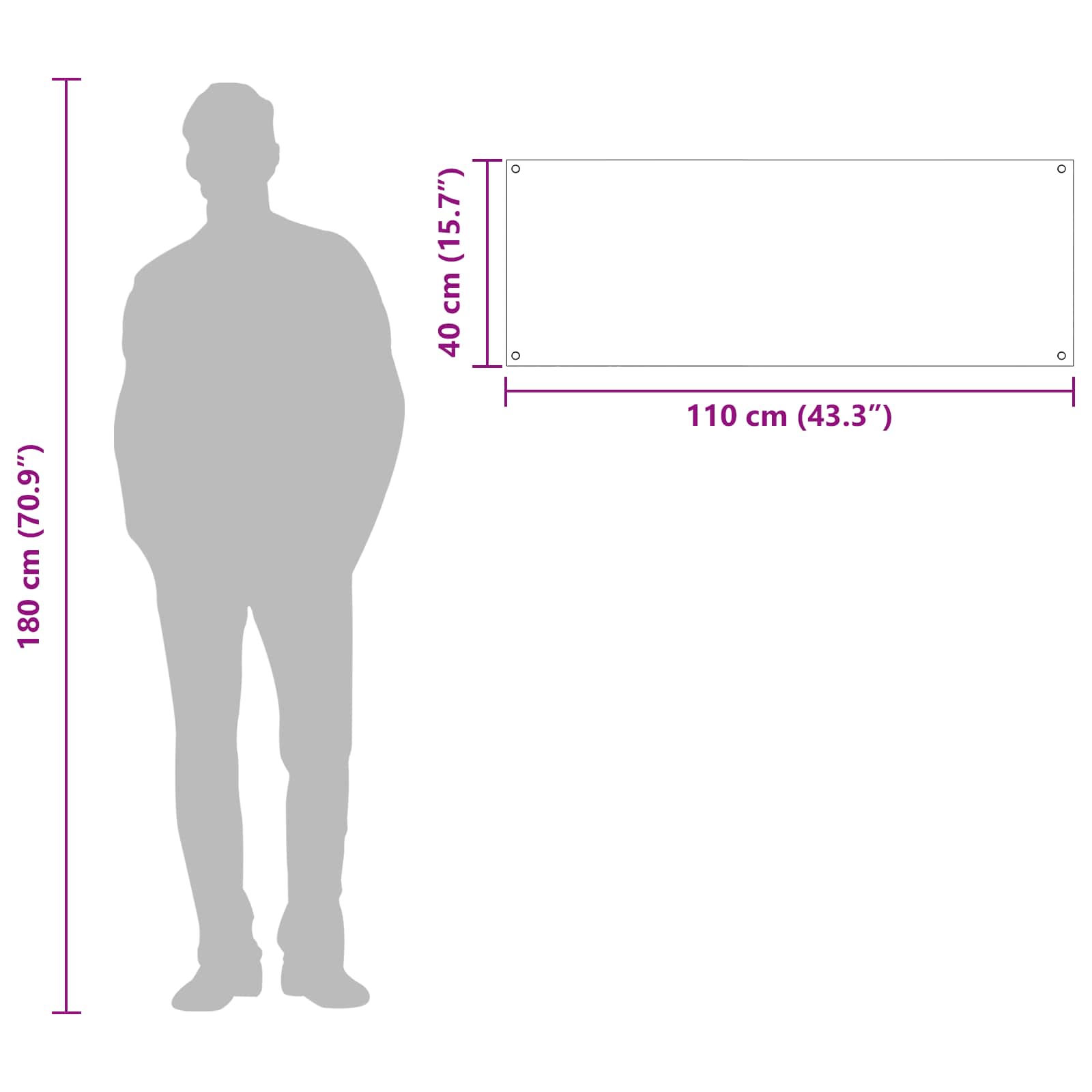 Rivestimento da Cucina Grigio scuro 110 x 40 x 0,6 cm 42001310