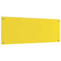 Rivestimento da Cucina Giallo 110 x 40 x 0,6 cm vetro temperato 42001316
