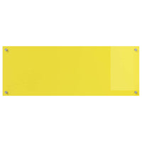 Rivestimento da Cucina Giallo 110 x 40 x 0,6 cm vetro temperato 42001316