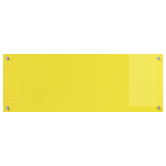 Rivestimento da Cucina-Paraschizzi per Cucina Giallo 110 x 40 x 0,6 cm vetro temperato