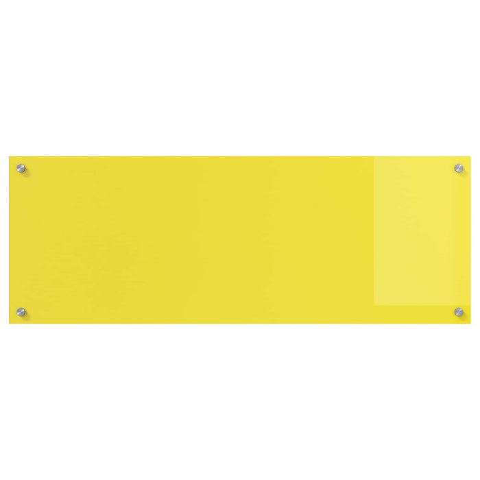 Rivestimento da Cucina-Paraschizzi per Cucina Giallo 110 x 40 x 0,6 cm vetro temperato
