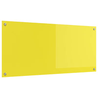 Rivestimento da Cucina Giallo 110 x 50 x 0,6 cm vetro temperato 42001317