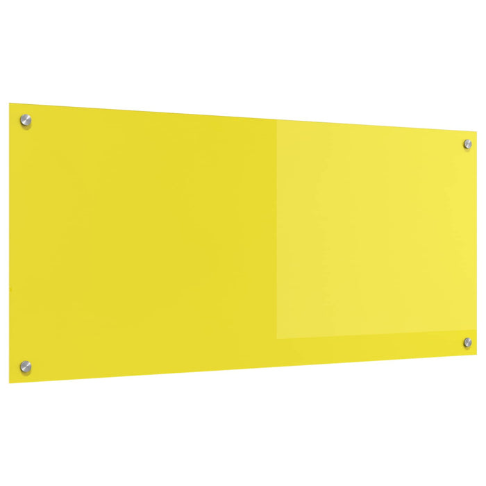 Rivestimento da Cucina Giallo 110 x 50 x 0,6 cm vetro temperato 42001317