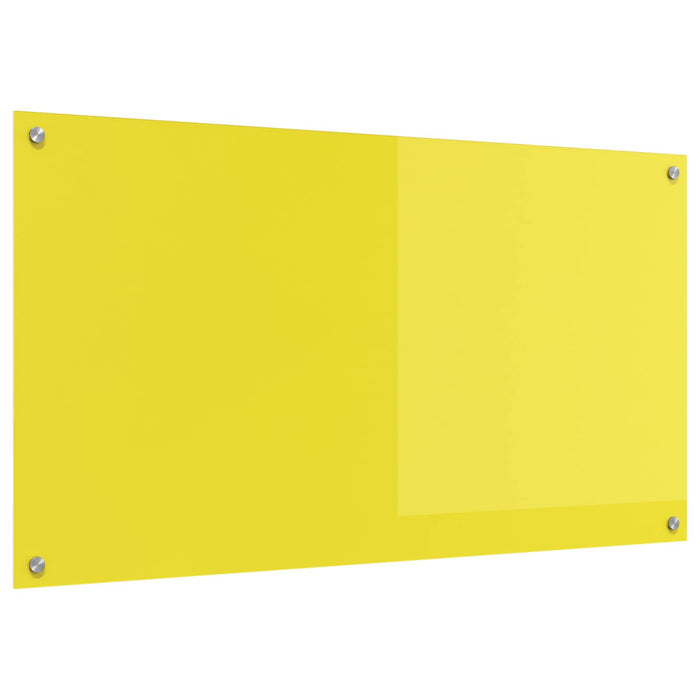 Rivestimento da Cucina Giallo 110 x 60 x 0,6 cm vetro temperato 42001318