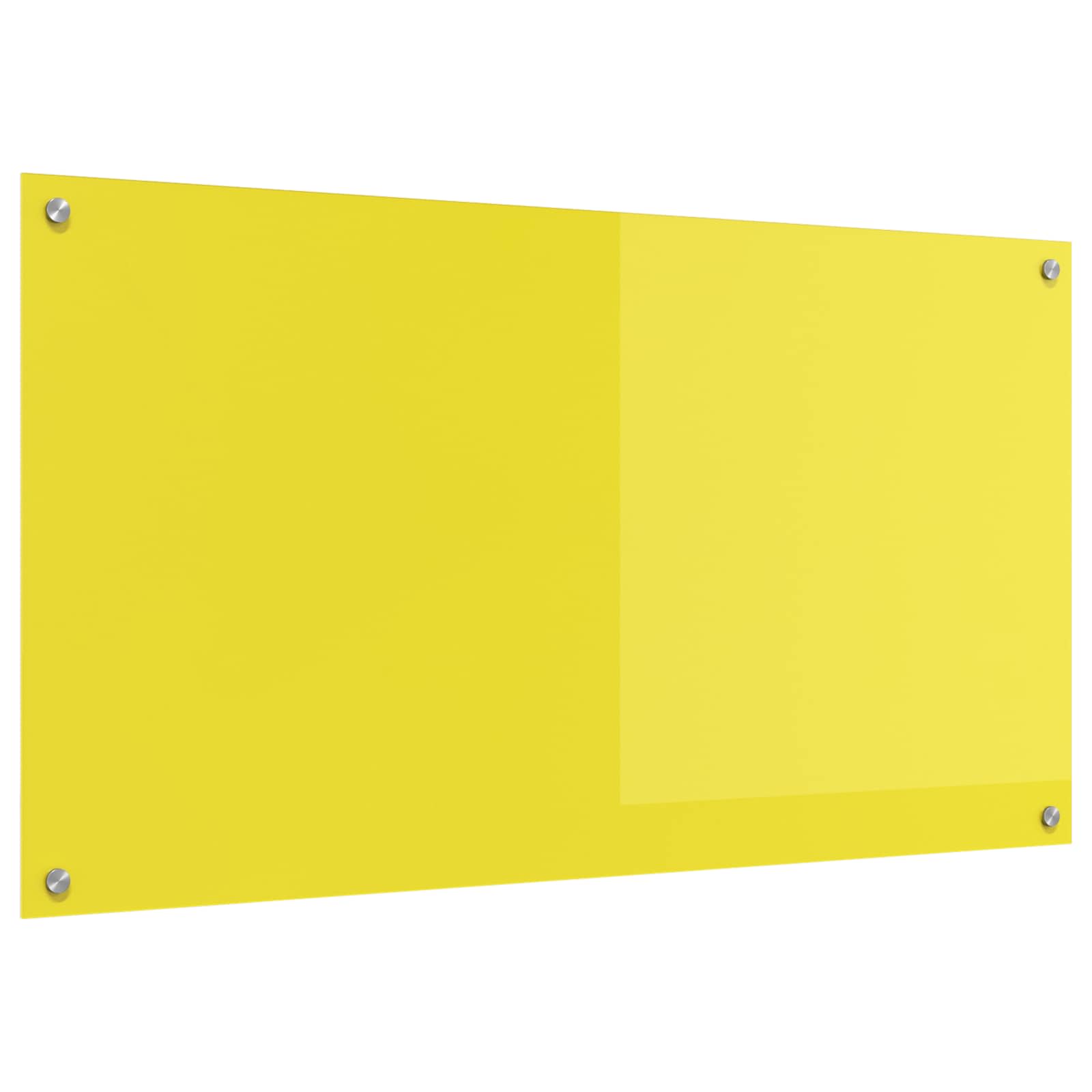 Rivestimento da Cucina-Paraschizzi per Cucina Giallo 110 x 60 x 0,6 cm vetro temperato