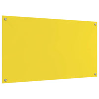 Rivestimento da Cucina Giallo 110 x 60 x 0,6 cm vetro temperato 42001318