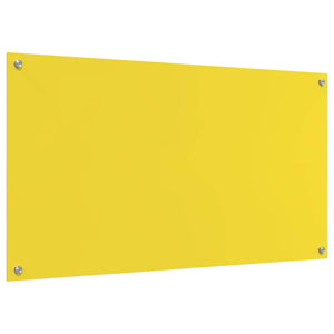 Rivestimento da Cucina Giallo 110 x 60 x 0,6 cm vetro temperato 42001318