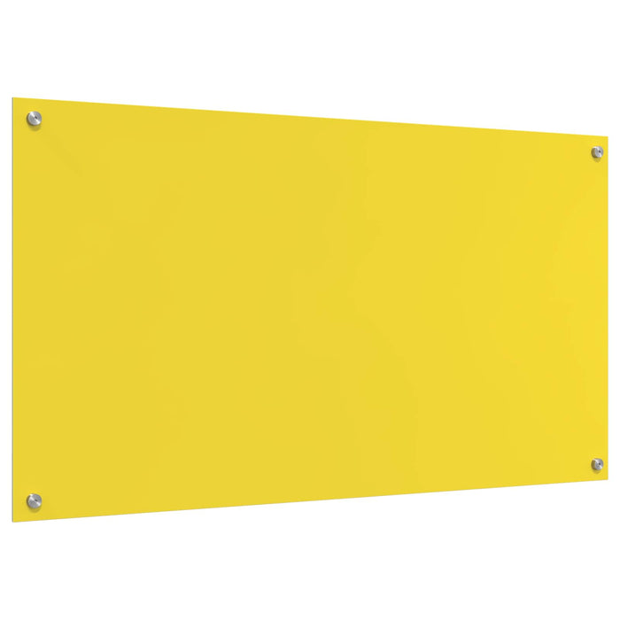 Rivestimento da Cucina Giallo 110 x 60 x 0,6 cm vetro temperato 42001318