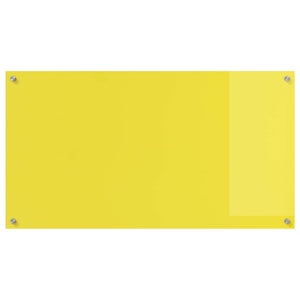 Rivestimento da Cucina Giallo 110 x 60 x 0,6 cm vetro temperato 42001318