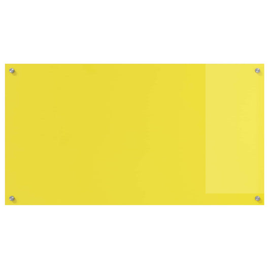Rivestimento da Cucina-Paraschizzi per Cucina Giallo 110 x 60 x 0,6 cm vetro temperato