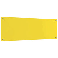Rivestimento da Cucina Giallo 120 x 40 x 0.6 cm vetro temperato 42001319