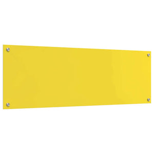 Rivestimento da Cucina Giallo 120 x 40 x 0.6 cm vetro temperato 42001319