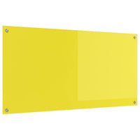 Rivestimento da Cucina Giallo 120 x 60 x 0,6 cm vetro temperato 42001321