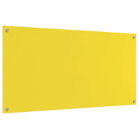 Rivestimento da Cucina Giallo 120 x 60 x 0,6 cm vetro temperato 42001321