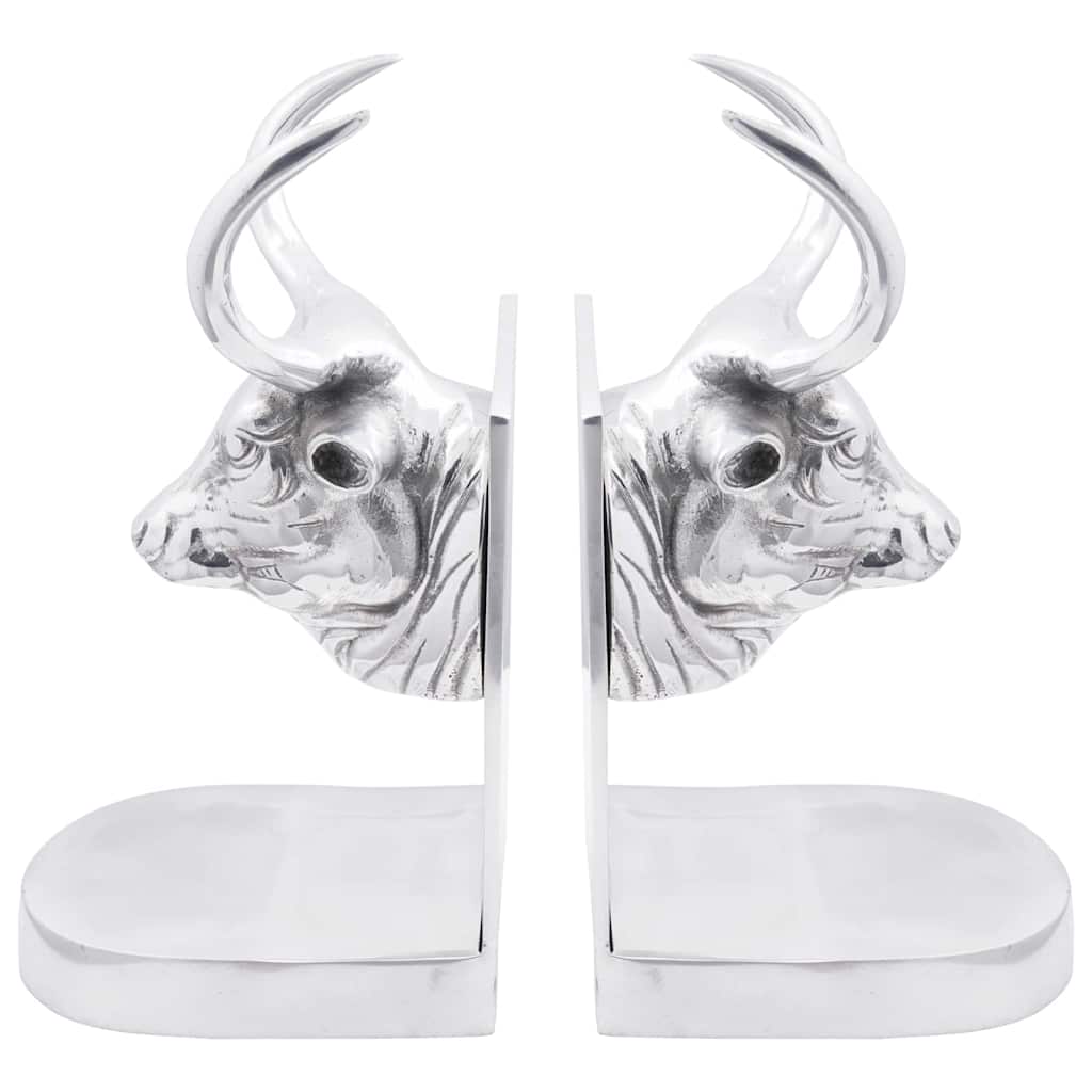 Fermalibri 2 pcs Argento 17 x 15 x 27 cm Alluminio 42000122