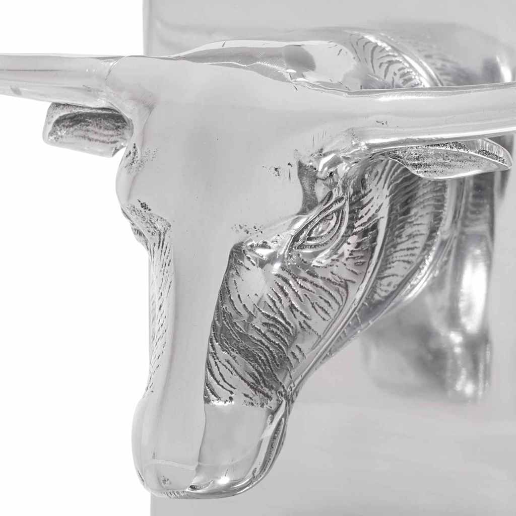 Fermalibri 2 pcs Argento 21.5 x 15.5 x 20 cm Alluminio 42000123