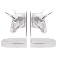 Fermalibri 2 pcs Argento 21.5 x 15.5 x 20 cm Alluminio 42000123