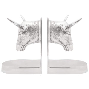 Fermalibri 2 pcs Argento 21.5 x 15.5 x 20 cm Alluminio 42000123