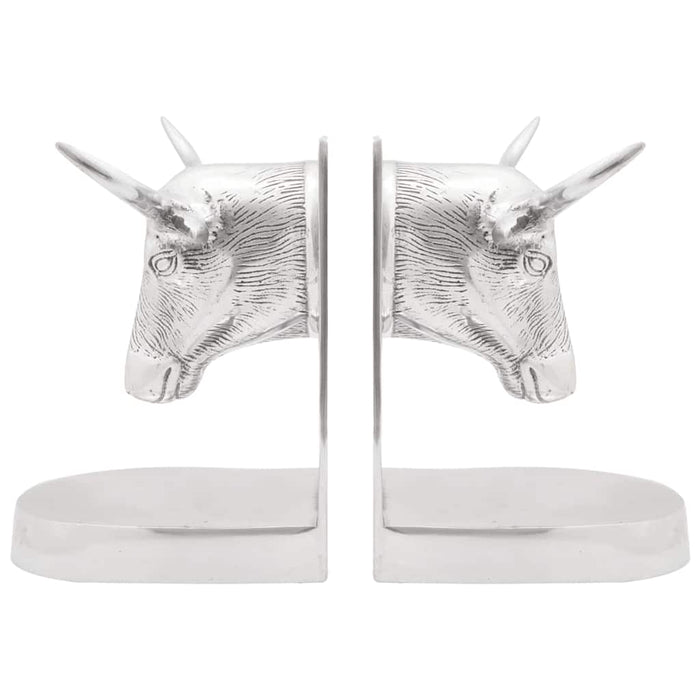 Fermalibri 2 pcs Argento 21.5 x 15.5 x 20 cm Alluminio 42000123