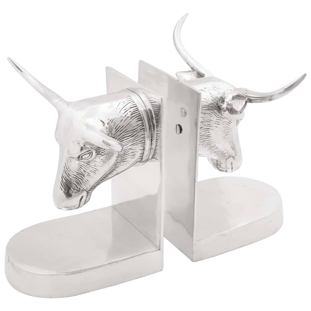 Fermalibri 2 pcs Argento 21.5 x 15.5 x 20 cm Alluminio 42000123