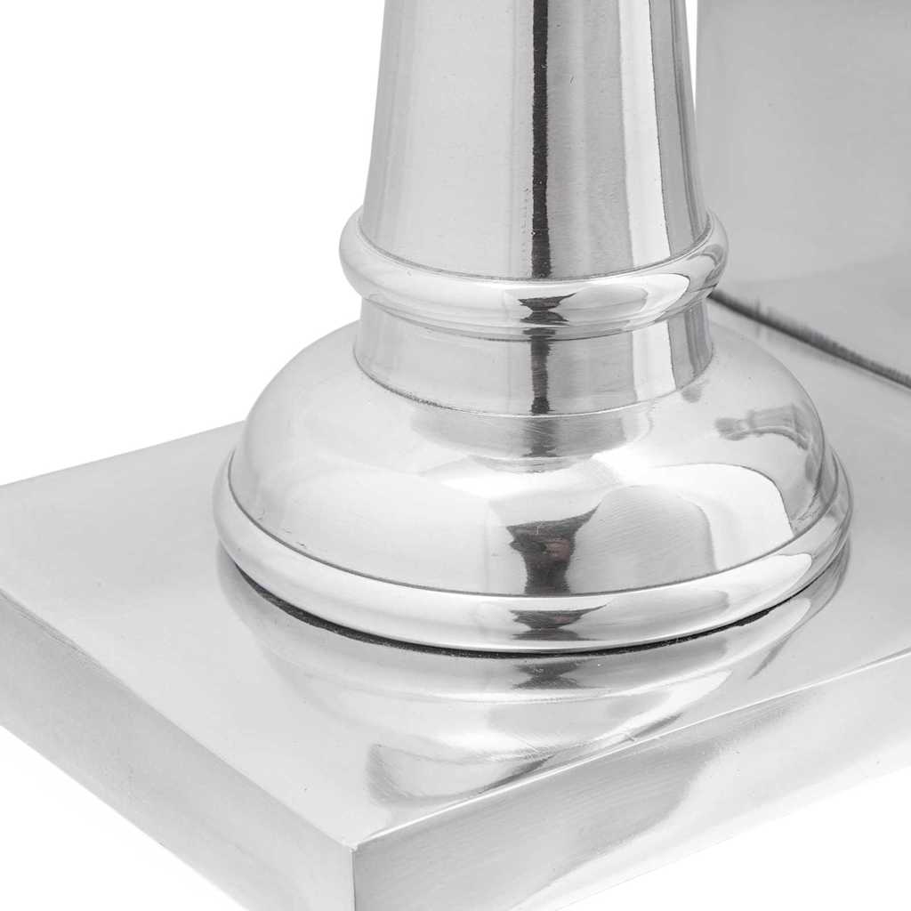 Fermalibri 2 pcs Argento 11 x 12 x 19.5 cm Alluminio 42000124