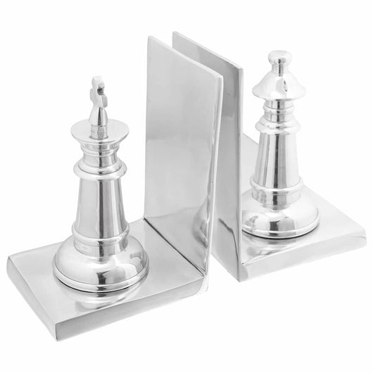 Fermalibri 2 pcs Argento 11 x 12 x 19.5 cm Alluminio 42000124