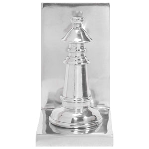 Fermalibri 2 pcs Argento 11 x 12 x 19.5 cm Alluminio 42000124