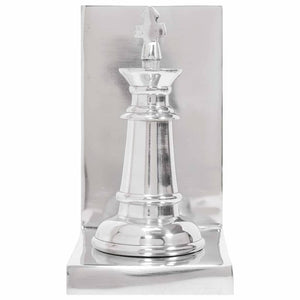 Fermalibri 2 pcs Argento 11 x 12 x 19.5 cm Alluminio 42000124