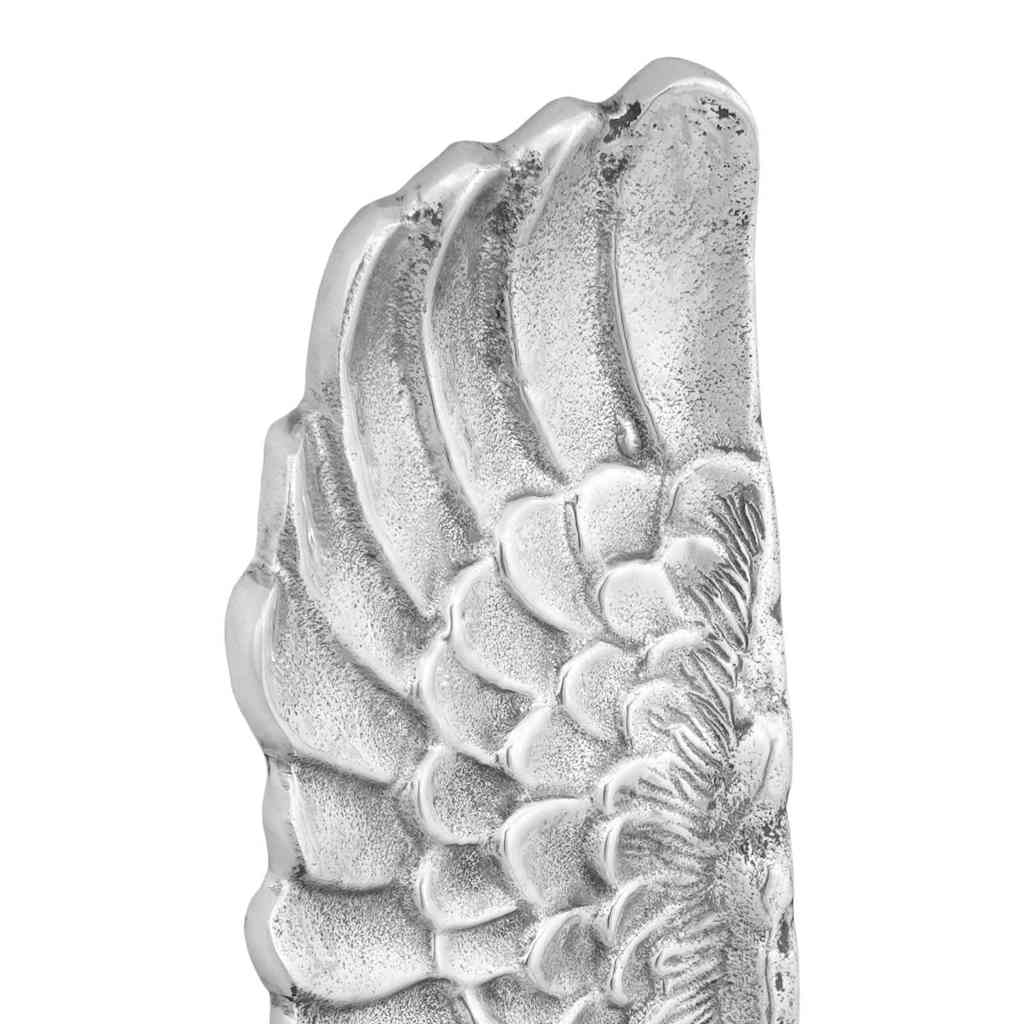 Scultura con ali Argento 31 x 5 x 91 cm Alluminio 42000133