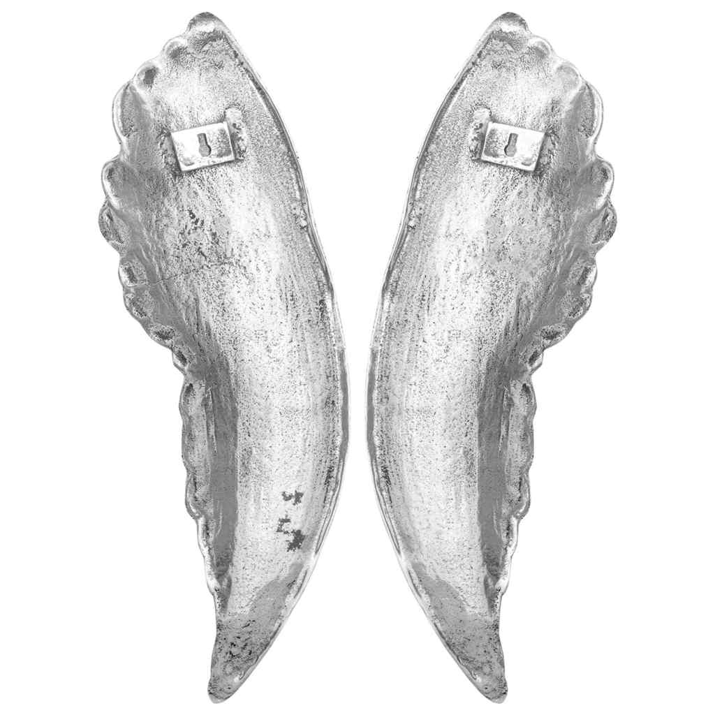 Scultura con ali Argento 31 x 5 x 91 cm Alluminio 42000133