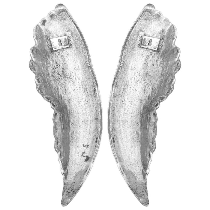 Scultura con ali Argento 31 x 5 x 91 cm Alluminio 42000133