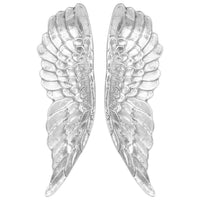 Scultura con ali Argento 31 x 5 x 91 cm Alluminio 42000133