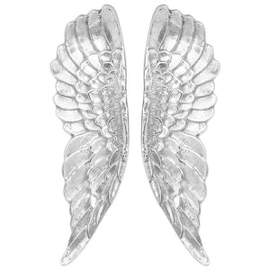 Scultura con ali Argento 31 x 5 x 91 cm Alluminio 42000133