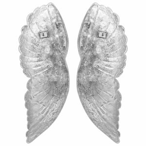 Scultura con ali Argento 17 x 5 x 59 cm Alluminio 42000136