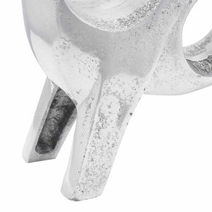 Scultura di toro Argento 22 x 9.5 x 34 cm Alluminio 42000138