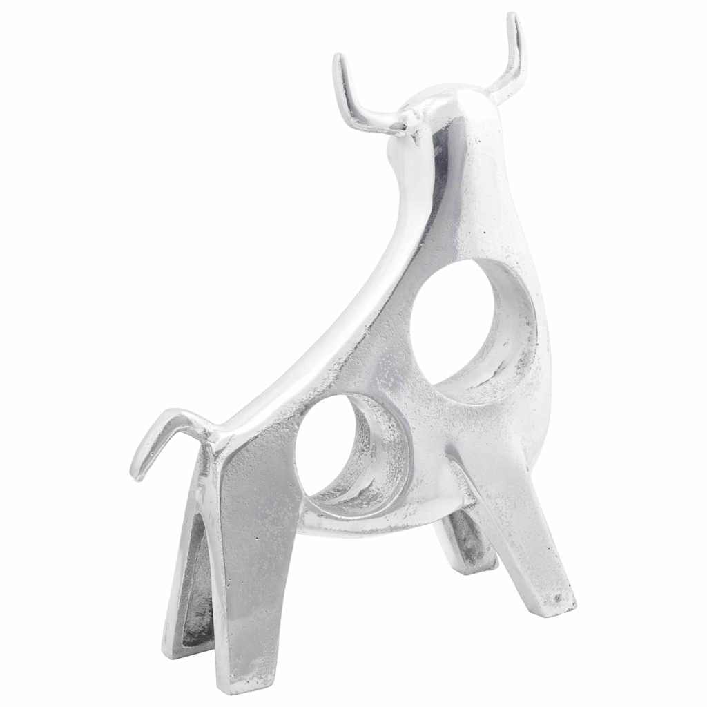 Scultura di toro Argento 22 x 9.5 x 34 cm Alluminio 42000138