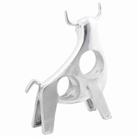 Scultura di toro Argento 22 x 9.5 x 34 cm Alluminio 42000138