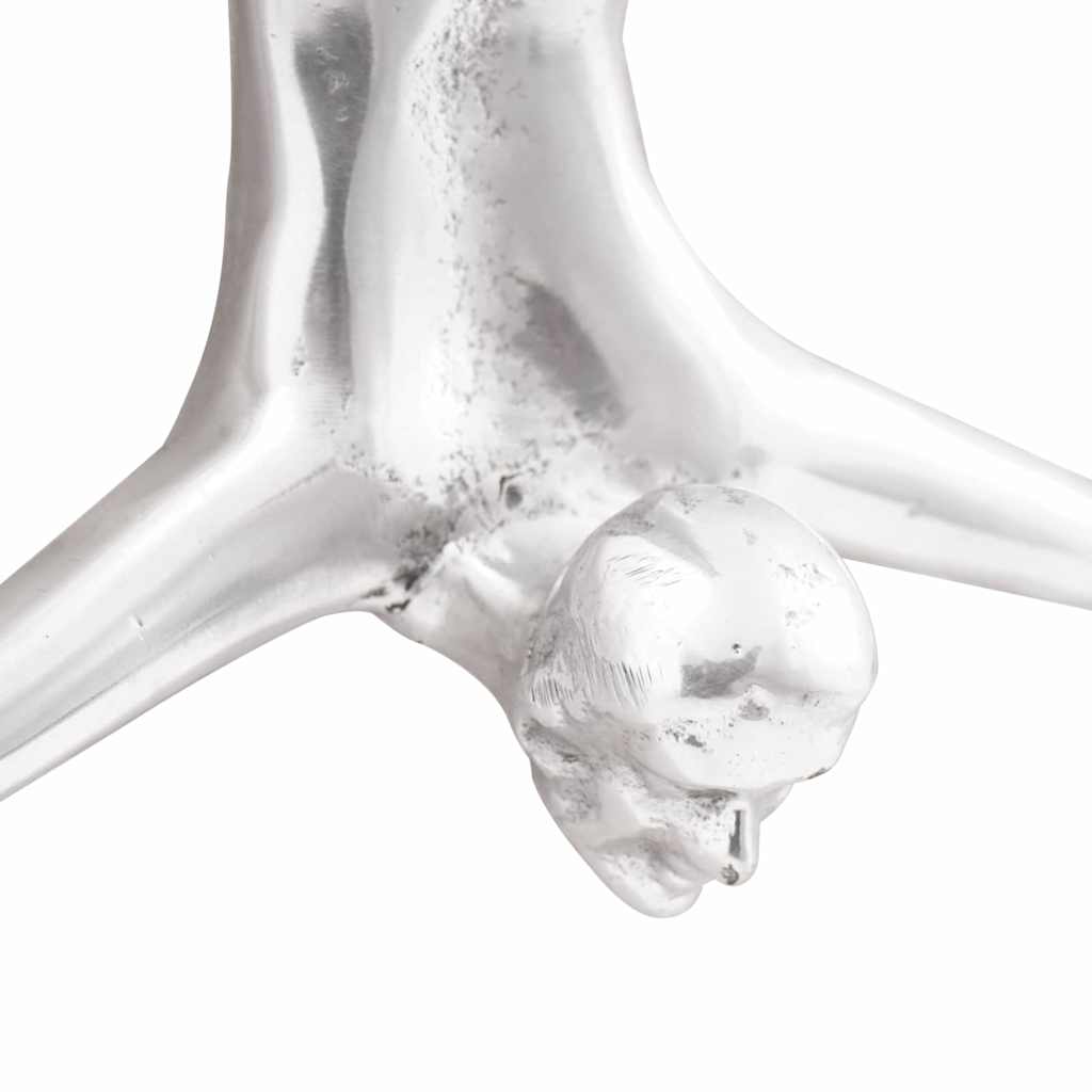 Scultura Argento 22 x 8 x 25 cm Alluminio 42000142