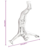 Scultura Argento 22 x 8 x 25 cm Alluminio 42000142