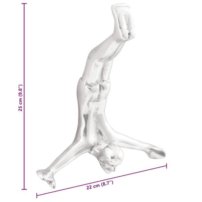 Scultura Argento 22 x 8 x 25 cm Alluminio 42000142