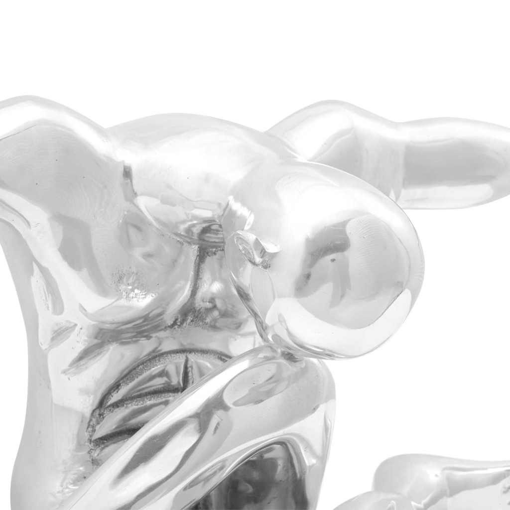 Scultura Argento 63 x 20 x 22 cm Alluminio 42000145