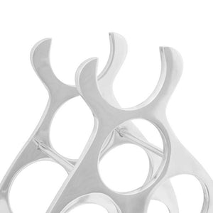 Portabottiglie Argento 38 x 33 x 13 cm Alluminio 42000150